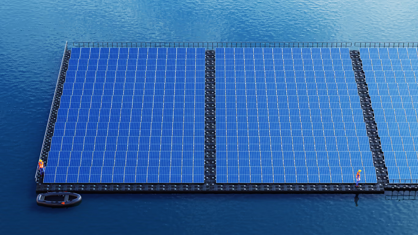 Aqua-Dock Solar Panel System